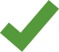 A green checkmark showing that Designity fulfills all the needs listed in the table above.